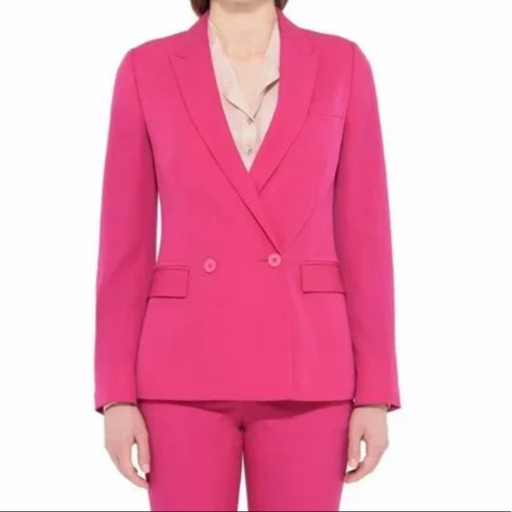 Stella McCartney Dahlia Hot Pink Blazer Size XS - Picture 6 of 16